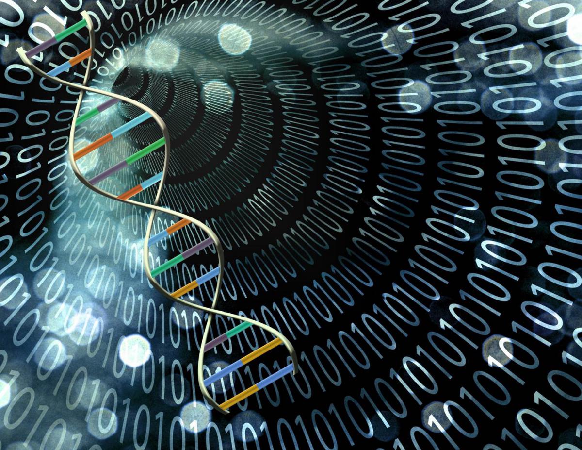 Binary tunnel and DNA strand